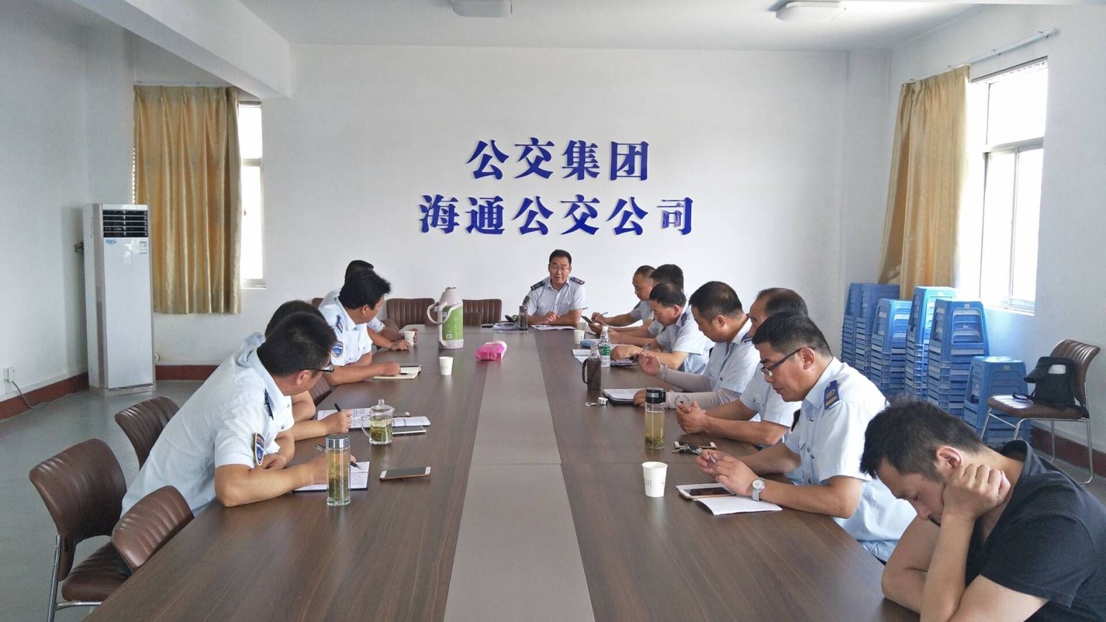 公交集團海通公交公司召開(kāi)機務(wù)例會(huì )